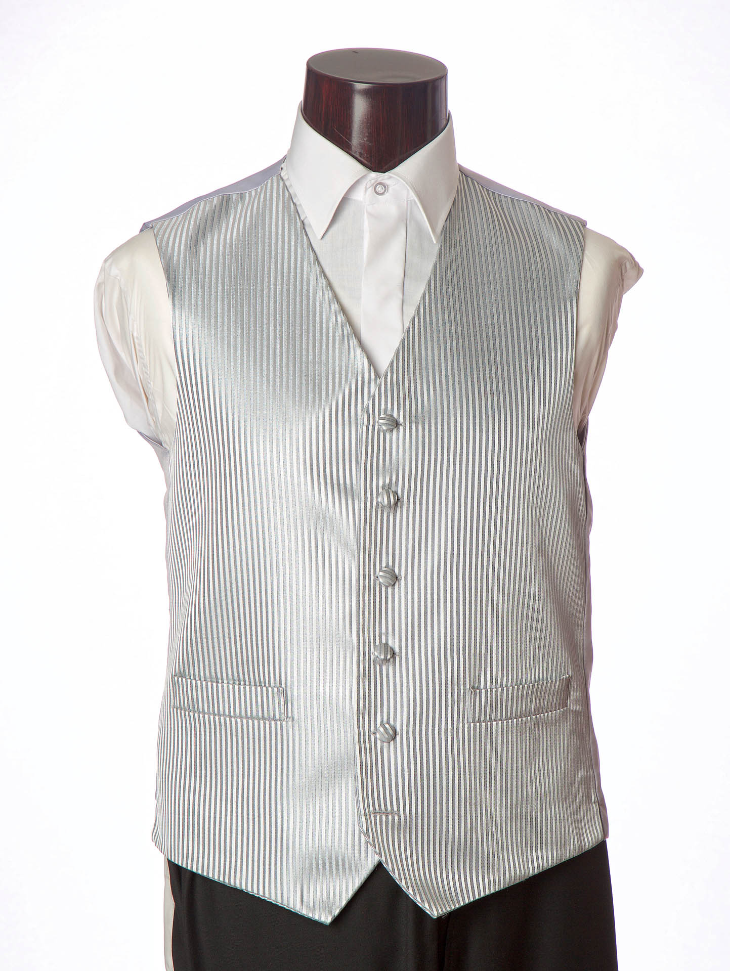 Silver Stripe Waistcoat – Esquire Formal Menswear